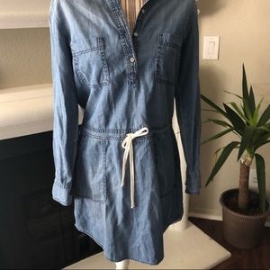 lou and grey denim dress